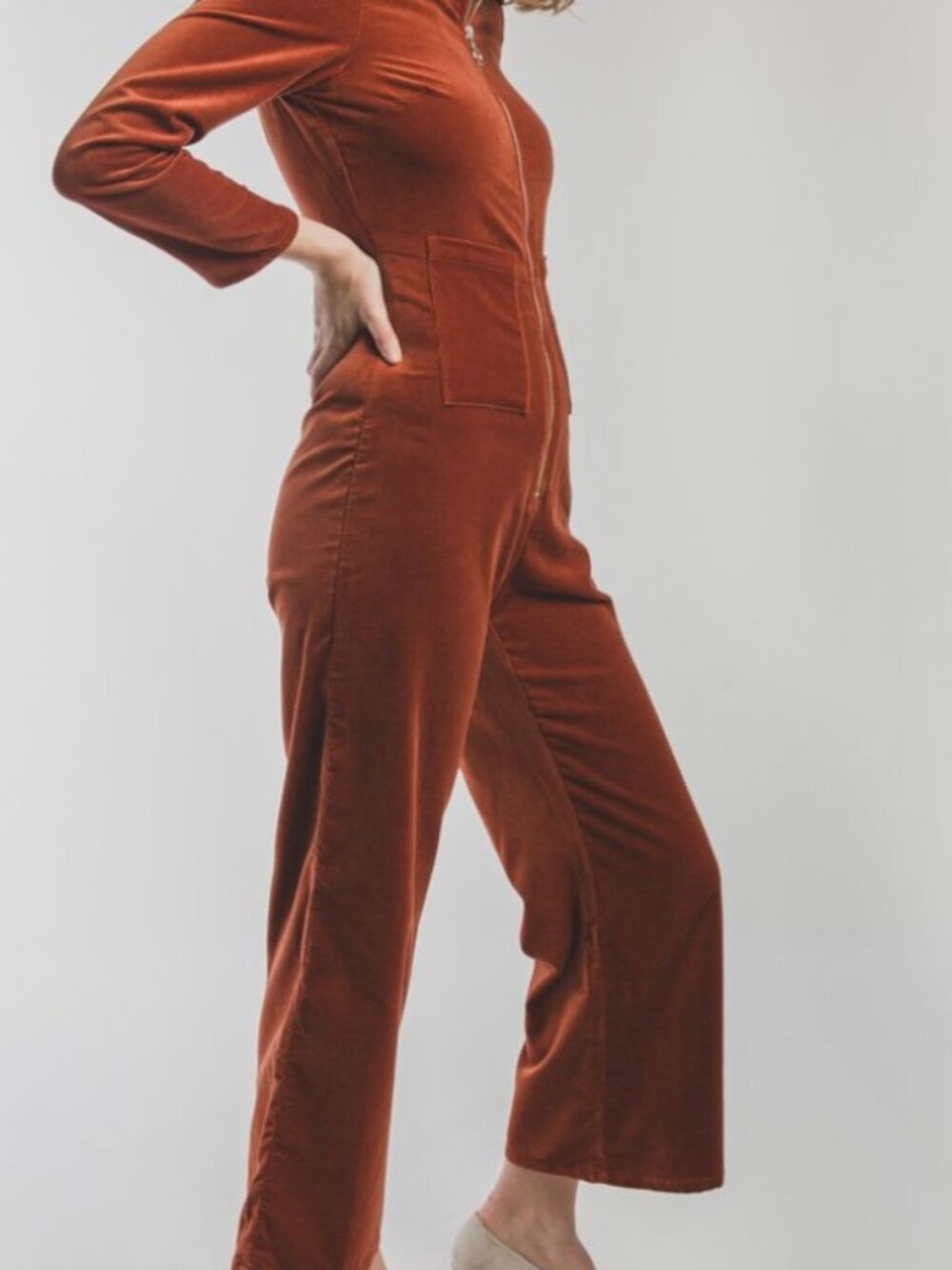 Paloma Wool Jumpsuit in Clay Red/Orange
